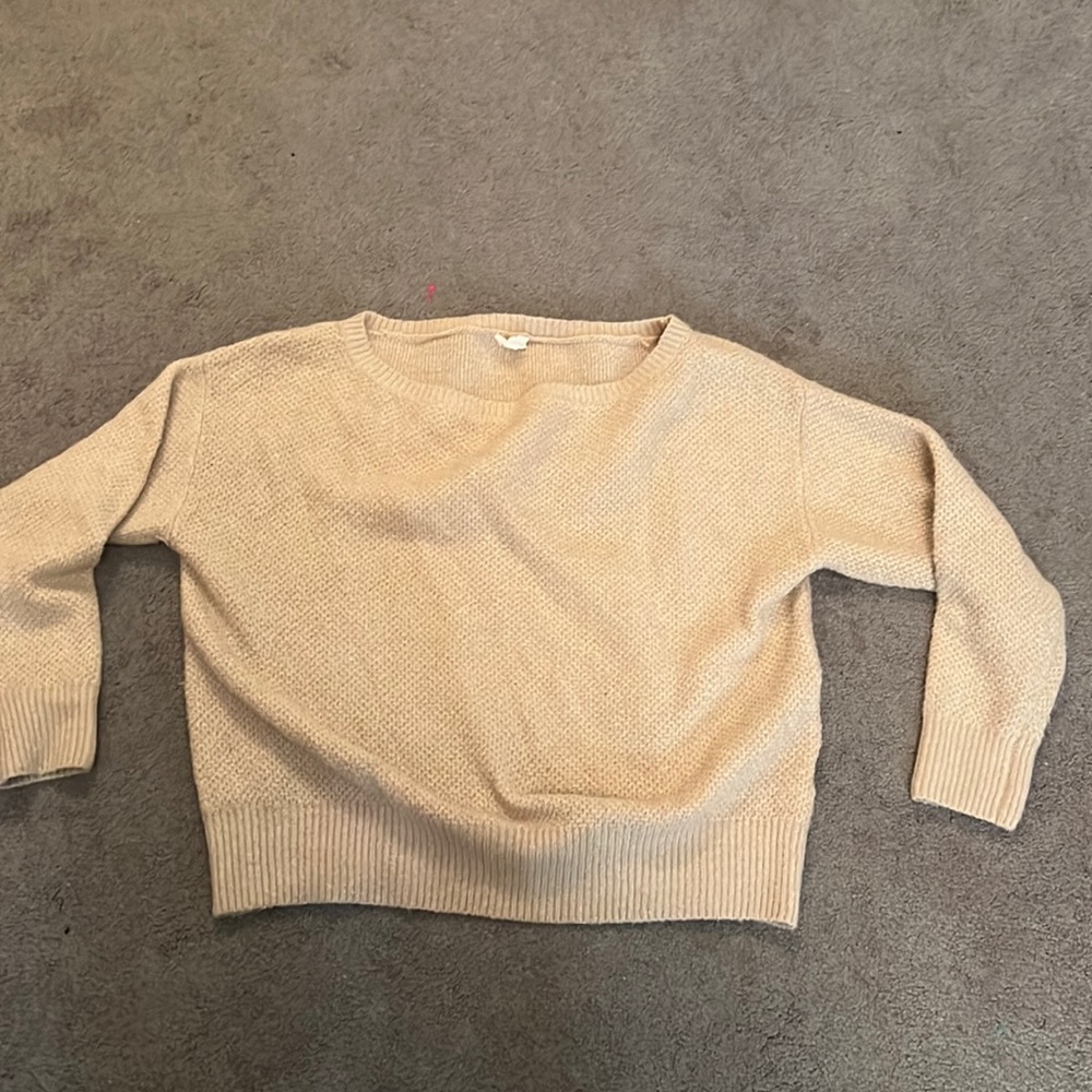 cozy cream sweater